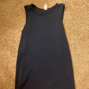 Zyia Blue Ribbed tank top